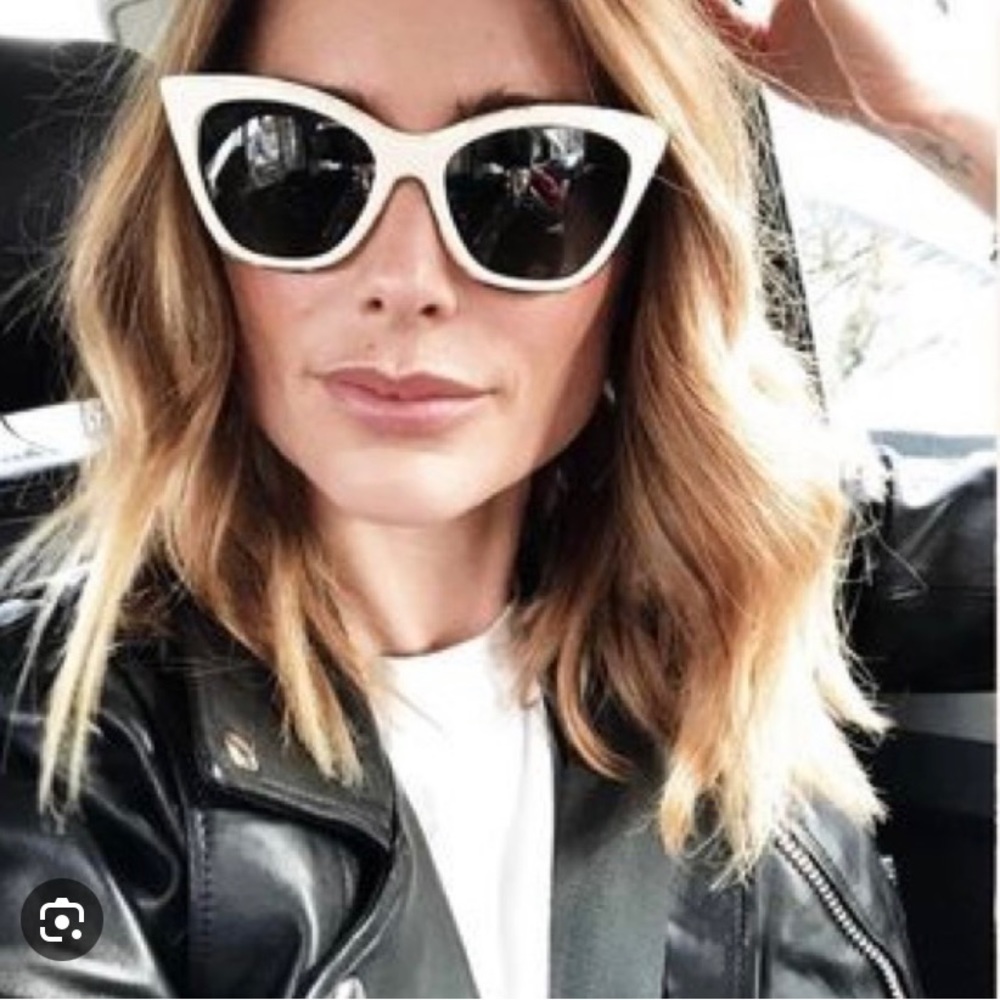 ANINE BING Echo Park Sunglasses in color Bone